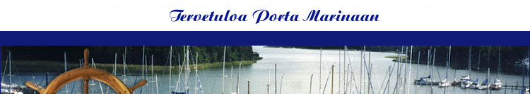 Tervetuloa Porta Marina Oy:n sivuille